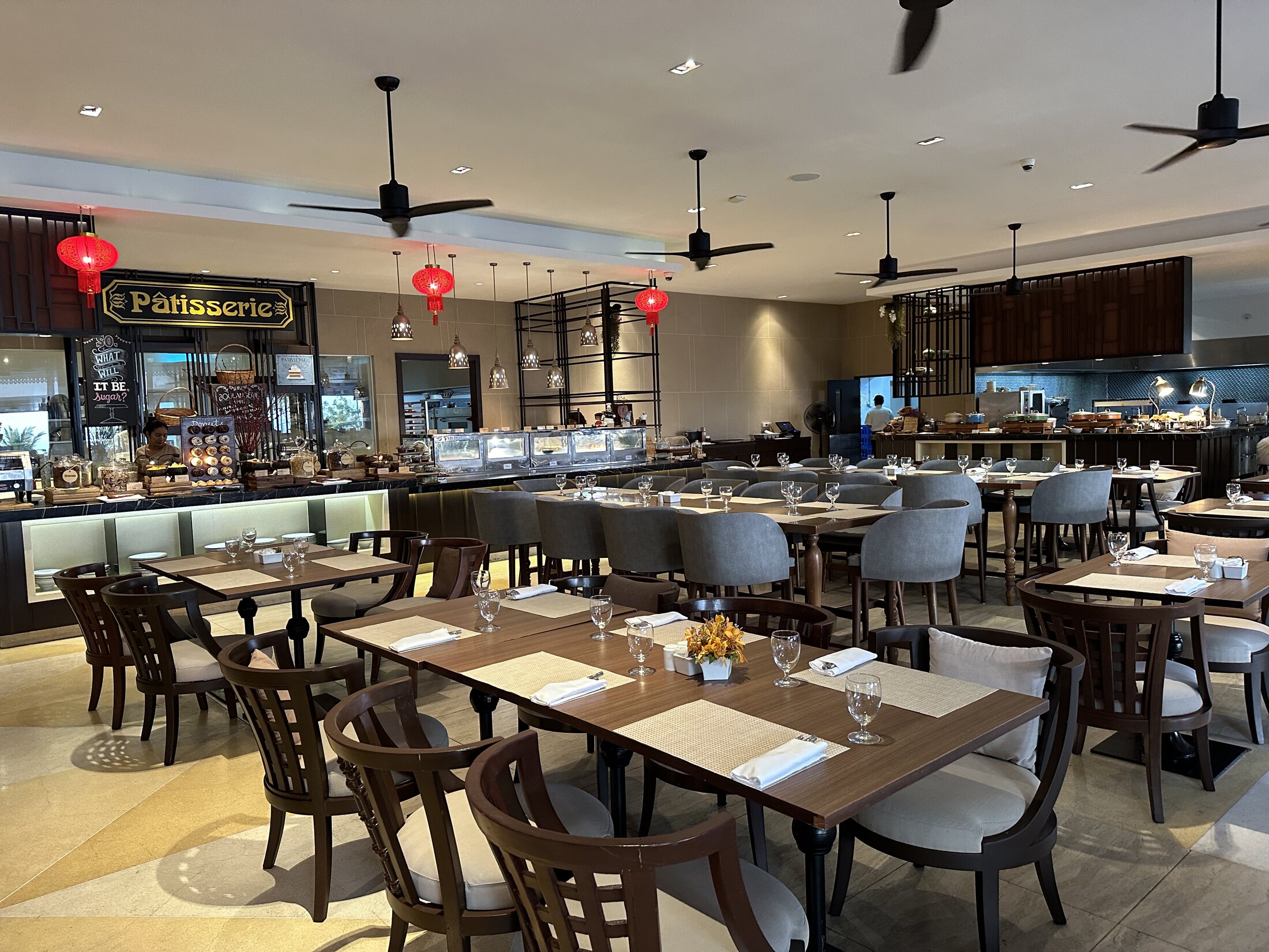 Breakfast buffet patisserie at The Ritz-Carlton Koh Samui