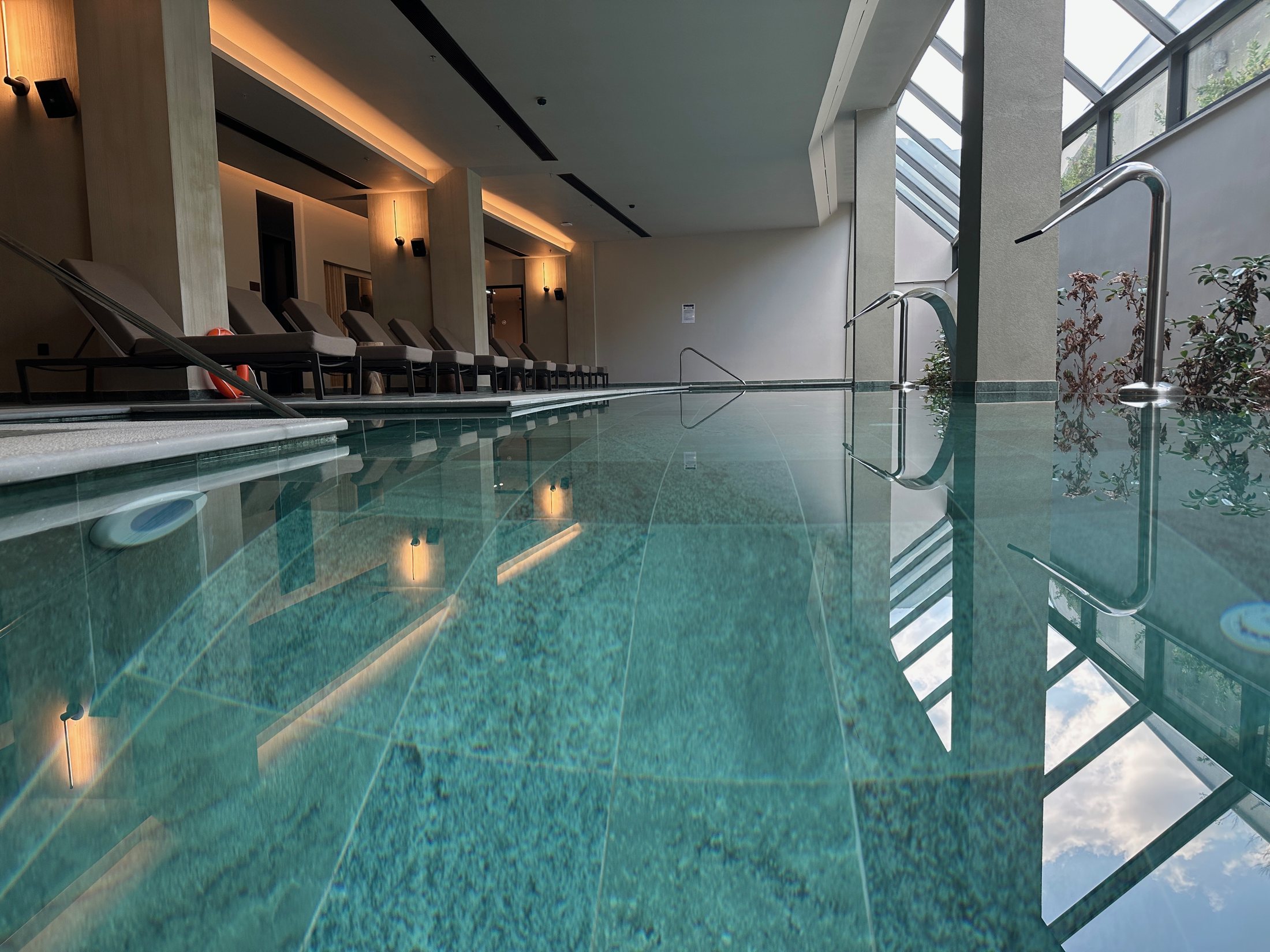 Indoor spa pool and wellness area at Zelia Halkidiki
